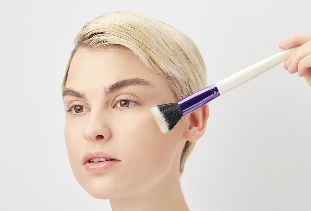 Кисть круглая дуофибра для корректора ManlyPro - K86