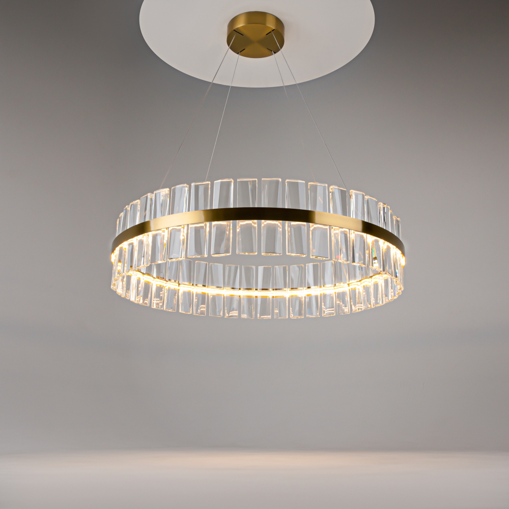 Подвесная светодиодная люстра Maytoni Mirage MOD173PL-L60BS3K