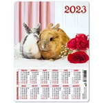 Календарь-магнит А5 2023 символ года. 7425 (КВАДРА)