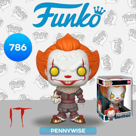 Фигурка Funko POP! Movies IT Chapter 2 Pennywise w/ Boat 10" (786) 40593