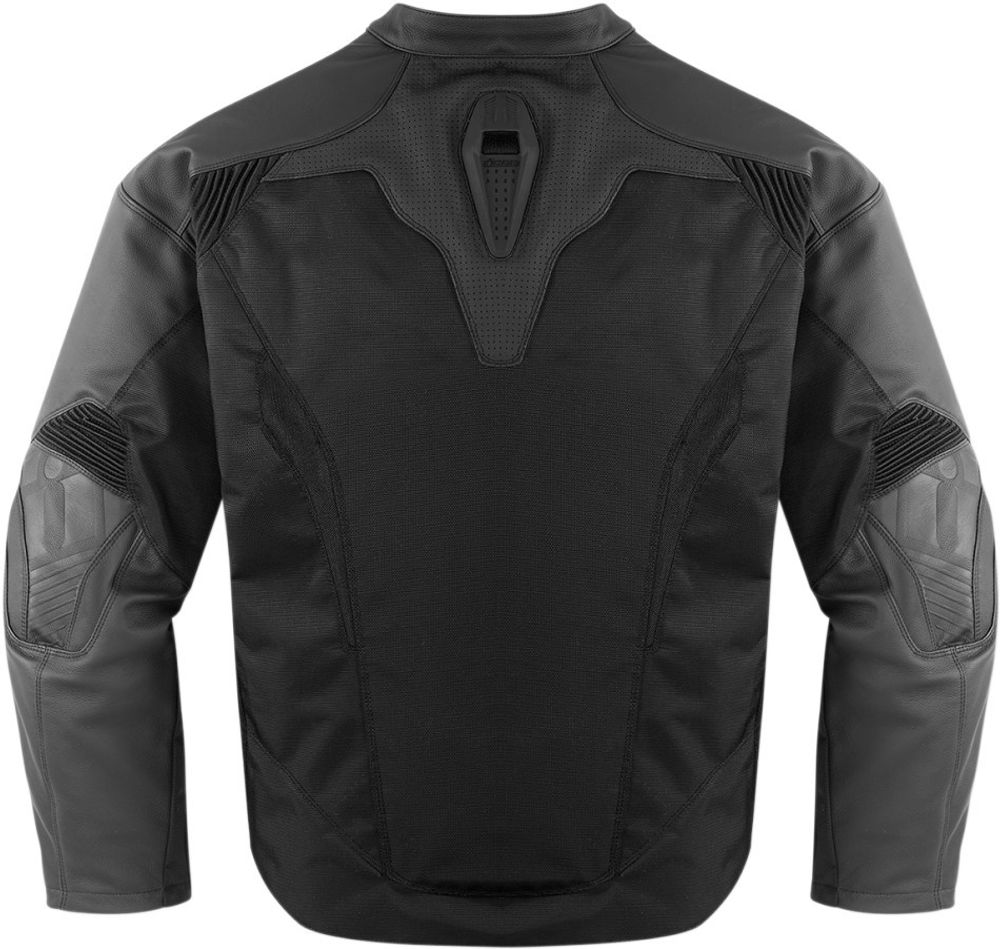 Мотокуртка - ICON SANCTUARY (кожа, черная)