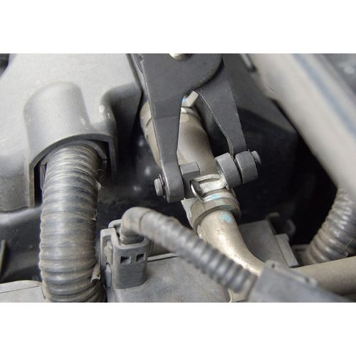 KING TONY (9AA16) Щипцы для пружинных хомутов системы охлаждения, 60 мм, трещотка