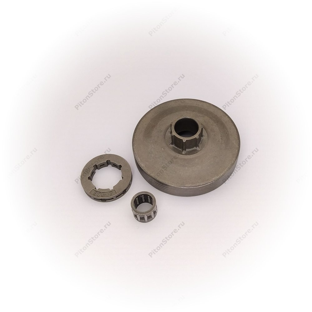 Корзина сцепления б/п Китай 45/52-см3 (0.325"-7, 67.5/15-мм, с/в, подшипник) [Kimoto]
