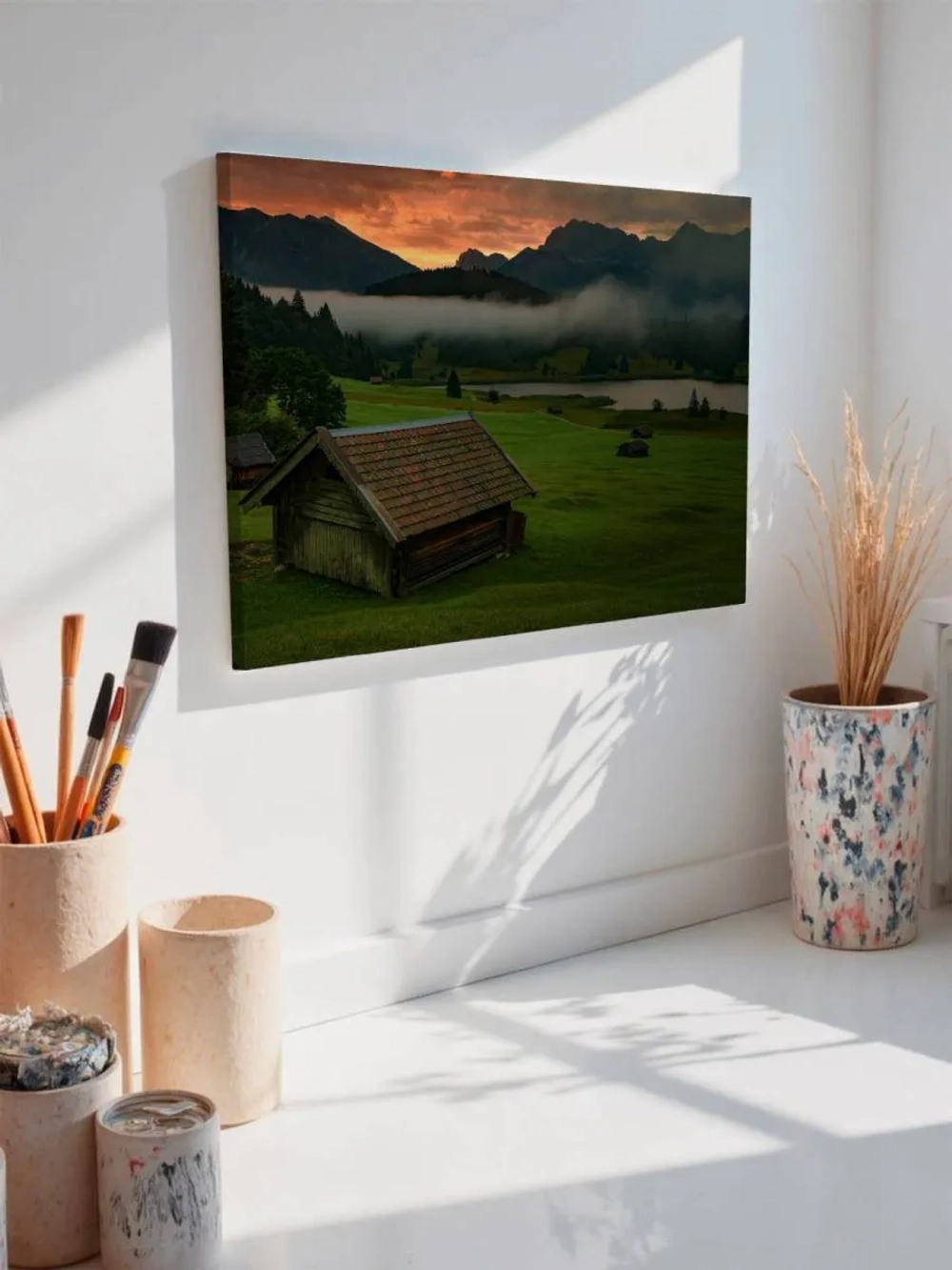 Картина на стену 40 X 50 Домик в деревне