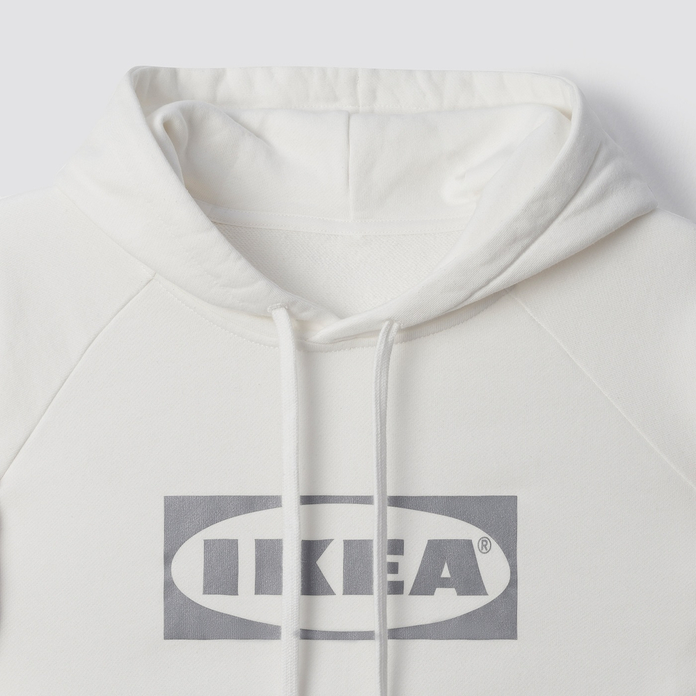 IKEA AURTIENDE  (ИКЕА АУРТИЕНДЕ)  -  Толстовка с капюшоном, белая, S/M
