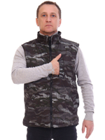 ЖИЛЕТКА ТАЙГА ДМС (ПОЛОФЛИС КМФ piton black)