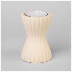 ПОДСВЕЧНИК СО СВЕЧОЙ 8.5*8.5*12.5СМ (СВЕЧА АРОМАТИЧЕСКАЯ В КОМПЛЕКТЕ)