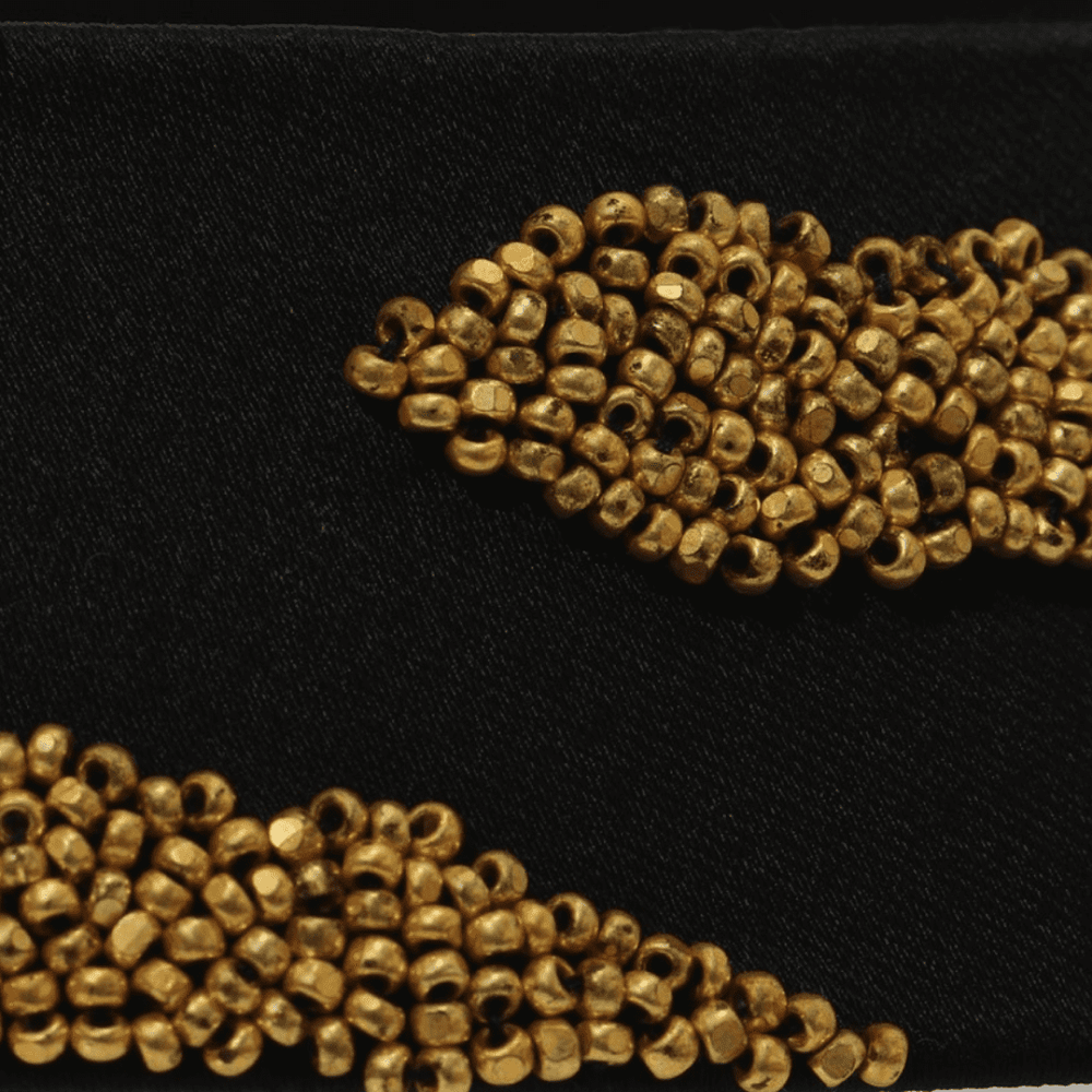 Кокошник с золотым декором