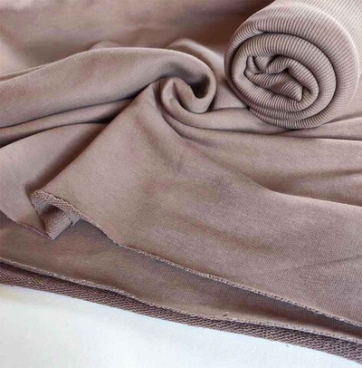 ТЕМНО-БЕЖЕВЫЙ - Кашкорсе с лайкрой, пенье