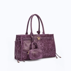 MANC КОЖАНАЯ СУМКА "ZOUZOU", ФИОЛЕТОВЫЙ