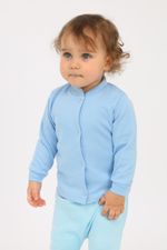 Набор ясельных кофточек интерлок 2шт голубой+бежевый арт. КФ-И/1 Натали (Акция)