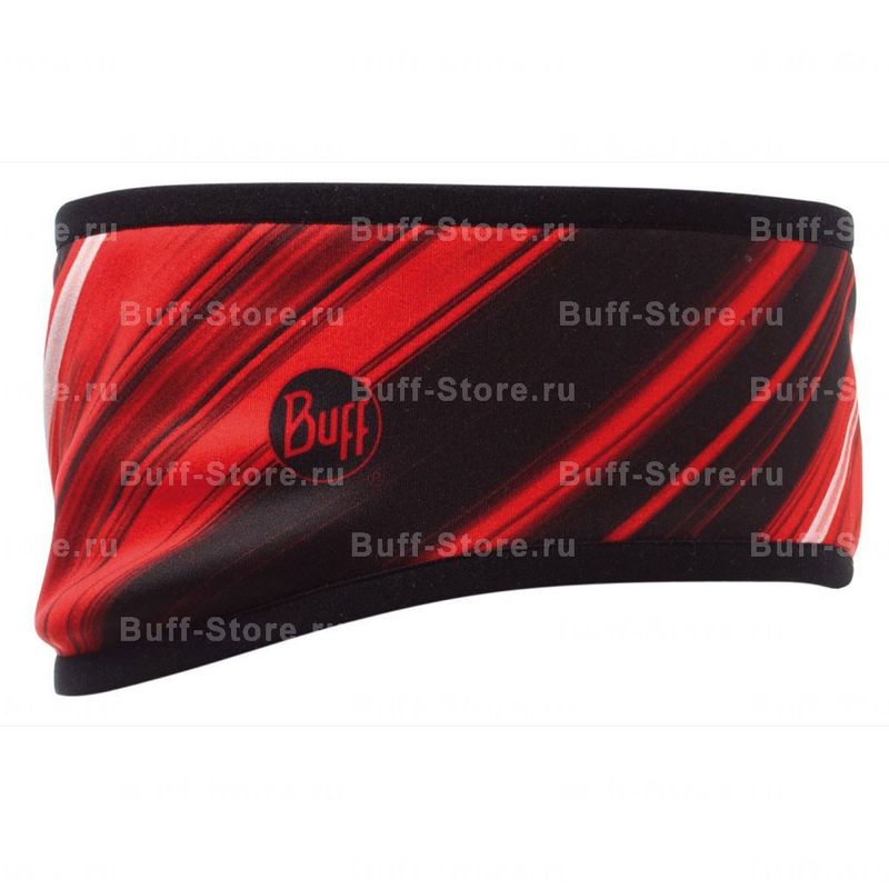 Повязка на голову спортивная непродуваемая Buff Auro-Red Фото 1