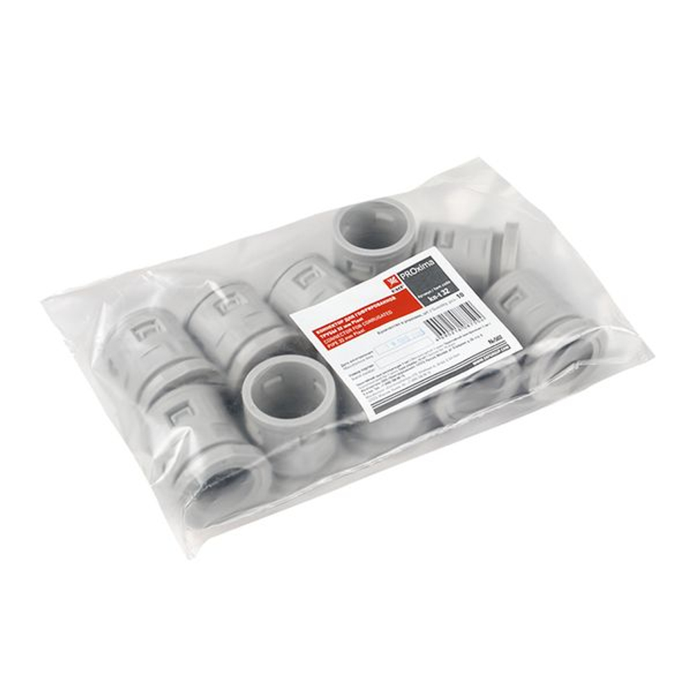 Коннектор для гофрированной трубы (32мм.) (10шт.) EKF-Plast (10.00 шт.)