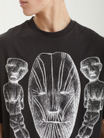 Мужская Футболка Ttt Face Figures Hands