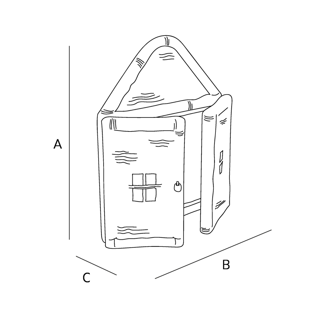 Зеркало Zara Home, 47х36х8 см, ротанг, 6693/106