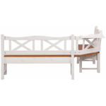 Обеденная группа, стол с ящиками 180х90 и скамья 151х241