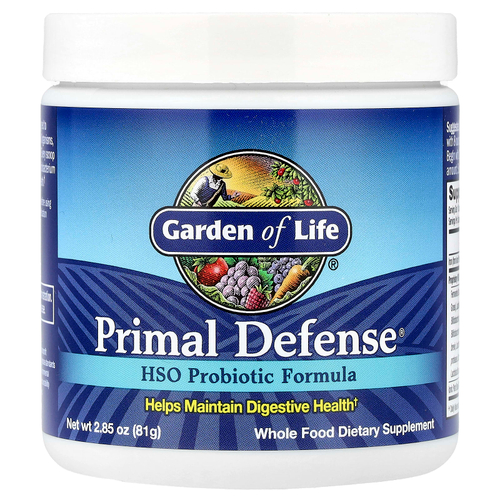 Garden of Life, Primal Defense®, пробиотик с гидрохлоридом, 81 г (2,85 унции)