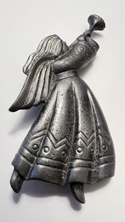 Брошь Ангел Рождества 7см