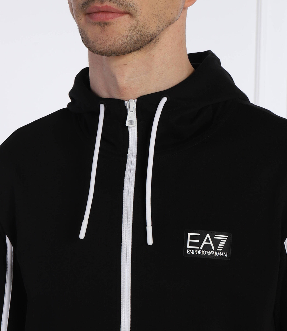 Худи EA7 - черный(3DPM25 PJMHZ)