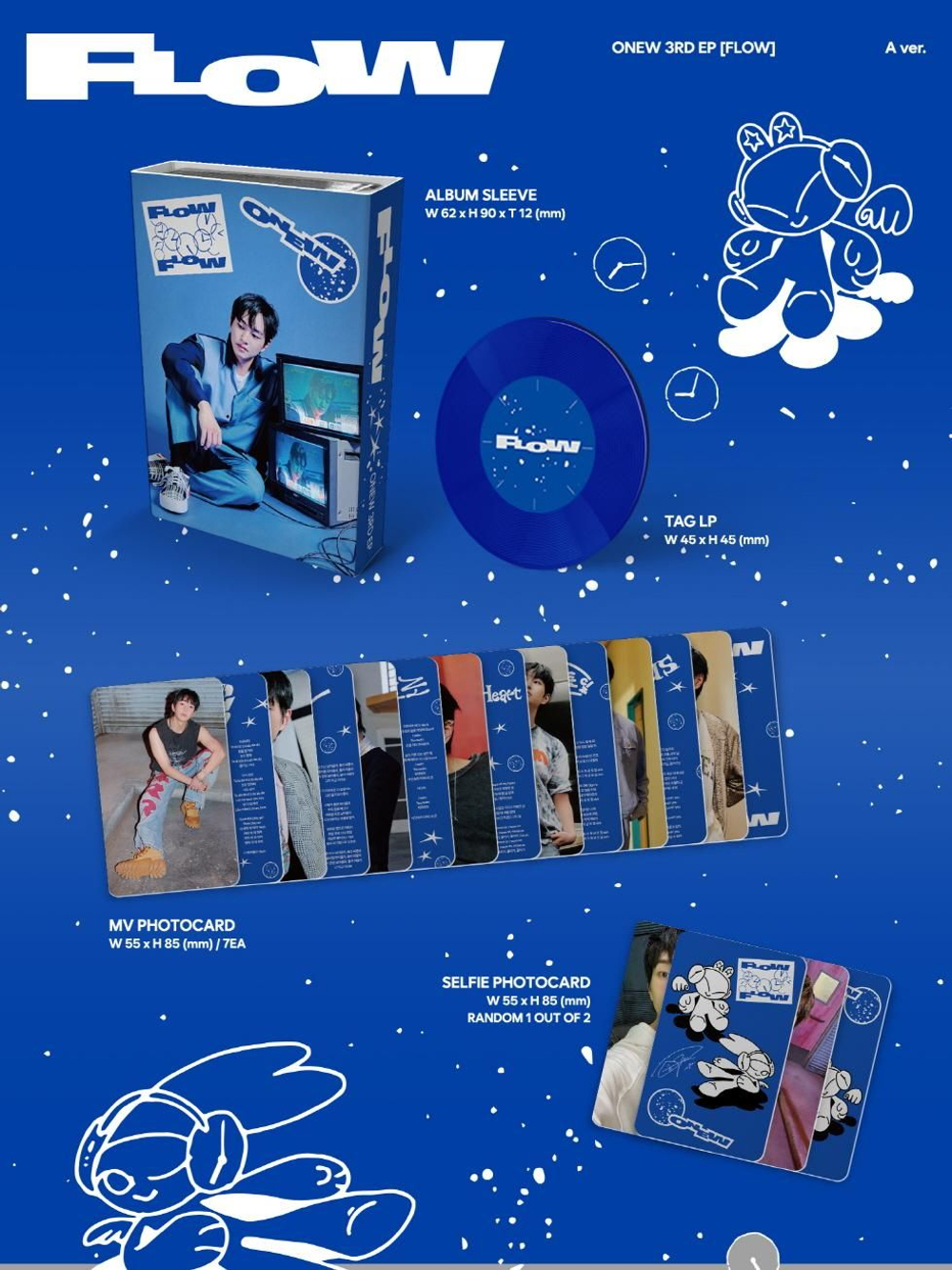 Альбом ONEW - FLOW 3rd Mini Album NEMO RANDOM Version