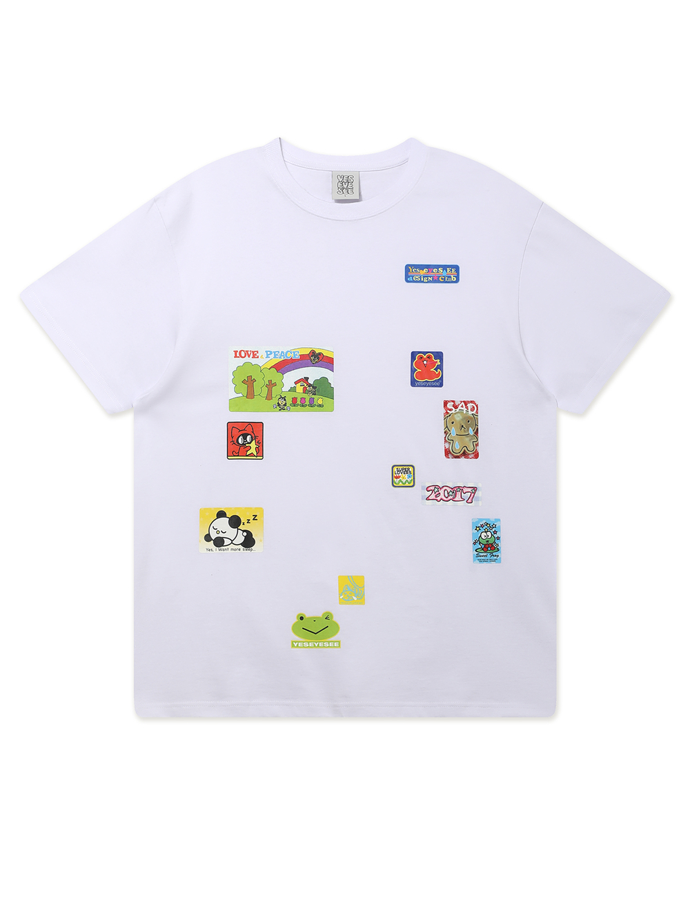 Мужская Футболка Y.e.s Dump Sticker