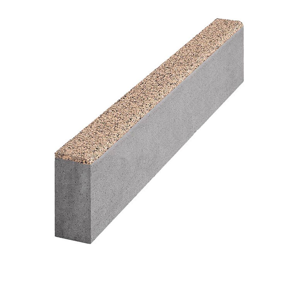 Бордюрный камень Steingot Садовый, цвет Caramello 1000х200х80