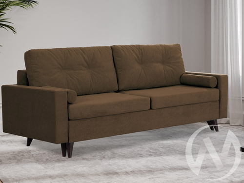 Диван прямой Фидэль (БД) LUMA 06 (велюр какао)