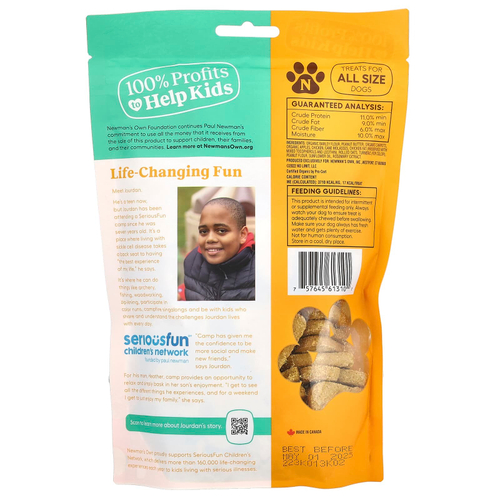 Newman's Own Organics, Dog Biscuits, арахисовая паста, 284 г (10 унций)