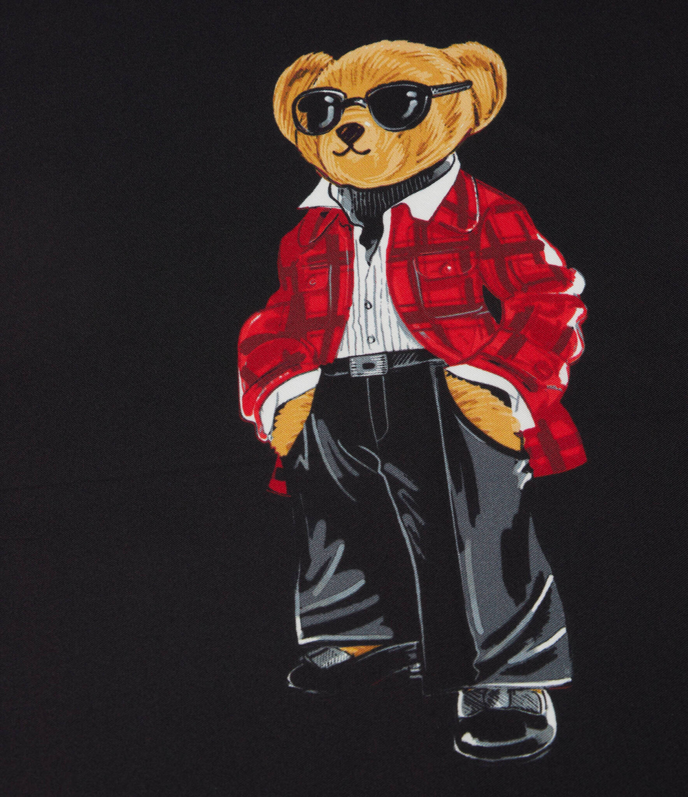 Шелковый платок POLO RALPH LAUREN - черный(455931403)