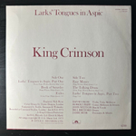 King Crimson ‎– Larks' Tongues In Aspic (Германия 1977г.)