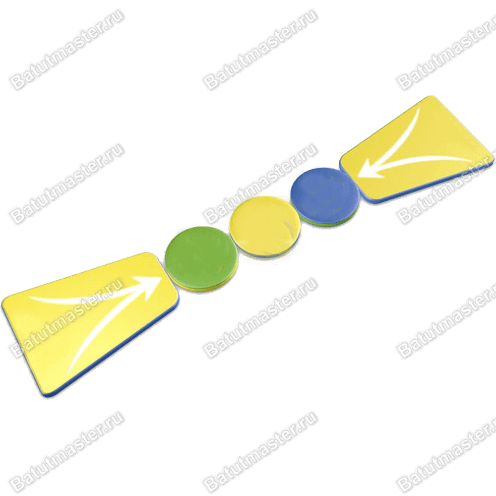 Элемент водного парка «Скользкий мост», 7×2×0,5 м