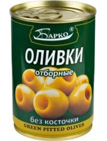 Оливки без косточек 280г. Барко