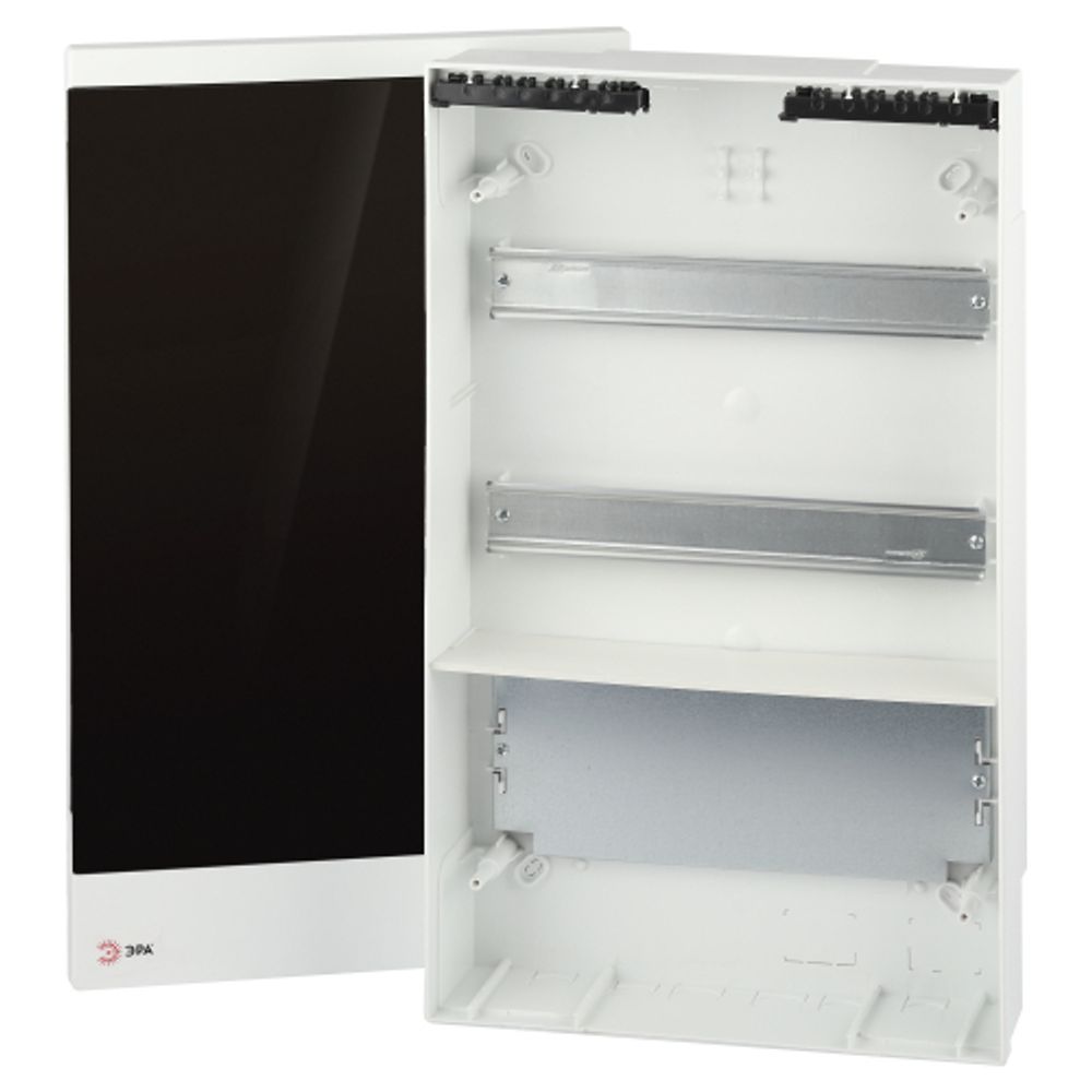 Корпус пластиковый навесной ЭРА MULTIBOX со слаботочным отсеком 24 модуля IP41 белый | Корпуса пластиковые