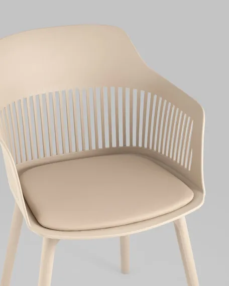 Стул Crocus с подушкой бежевый