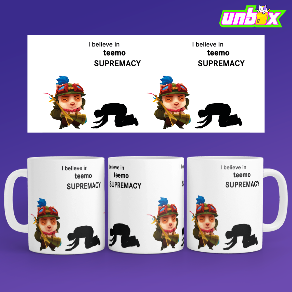 Кружка Teemo supremacy Тимо League Of Legends Лига Легенд