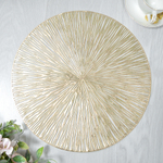 Салфетка сервировочная 38см "Аjour", золото