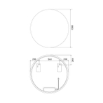 Зеркало с подсветкой IDDIS Bild, 100 см, BIL1000i98