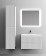 Тумба подвесная SANCOS Snob T 790х445х500, c двумя ящиками оснащенными доводчиками, Bianco, арт.SNT80W