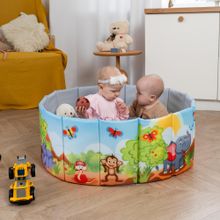 Игрушка Детский сухой бассейн TM Romana Мир приключений Сафари складной