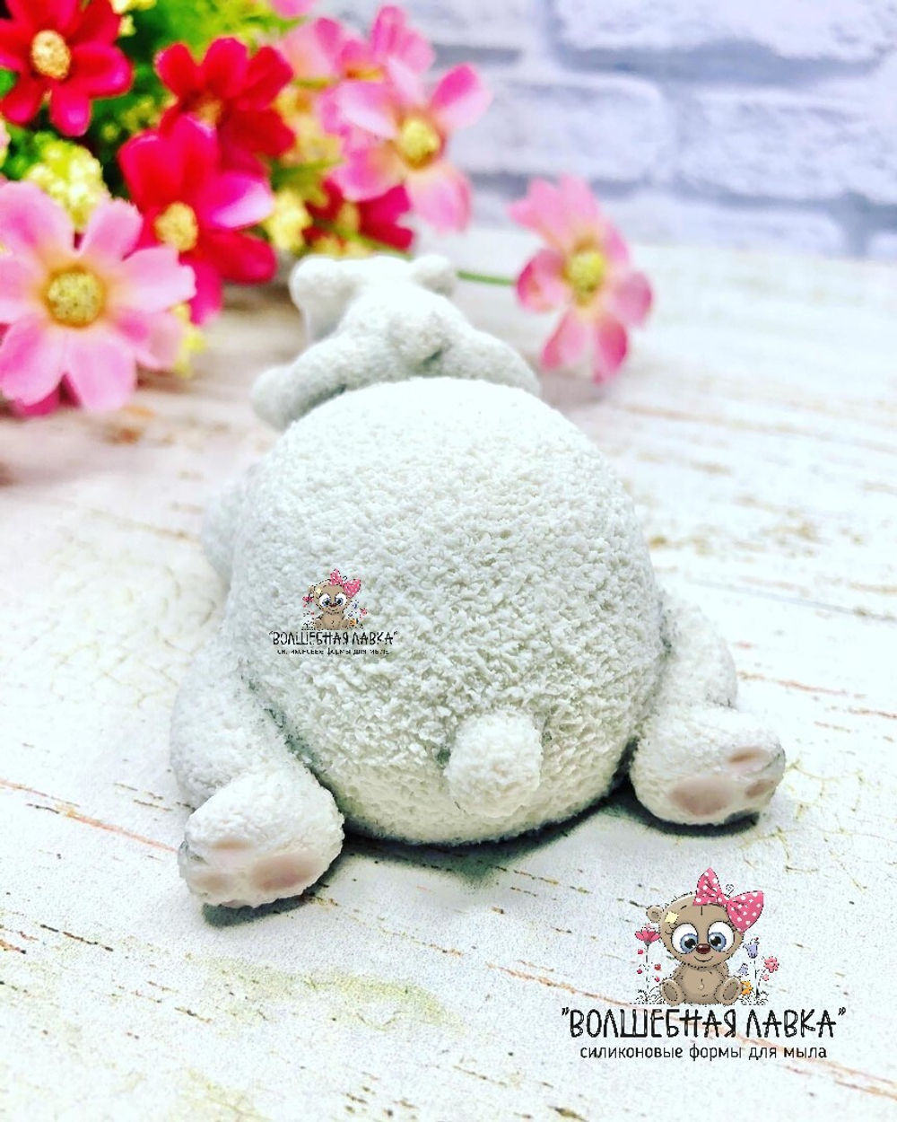 Силиконовая форма Медведица с медвежонком