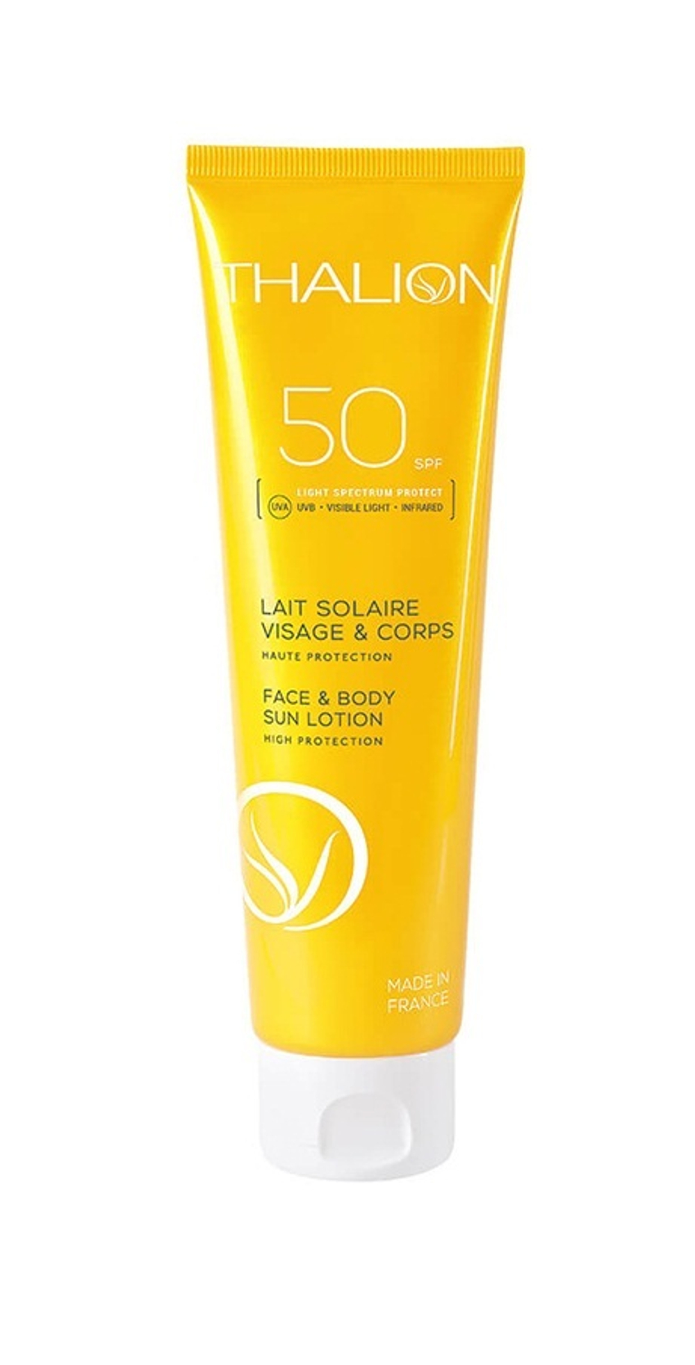 Thalion Солнцезащитное молочко для лица и тела с высокой защитой SPF50 Face & Body Sun Lotion 125 мл