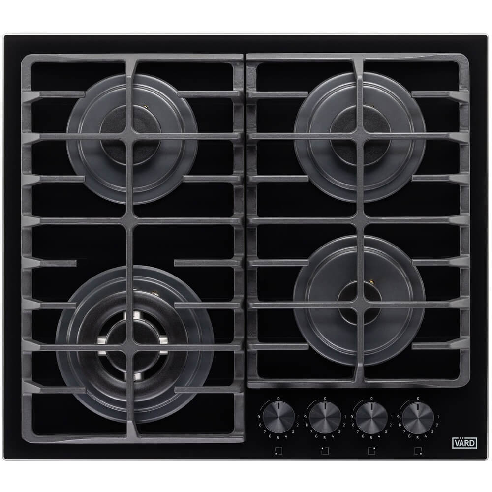 Газовая варочная панель на стекле Vard VHLS6434K