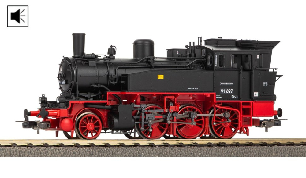 Паровоз BR 91.3 DR + звуковой декодер, эпоха III