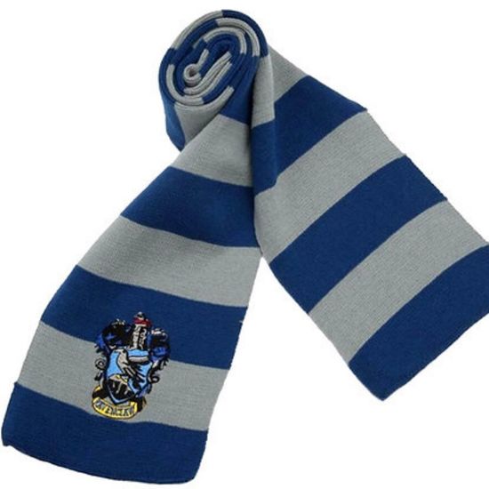 Шарф ученика начальных классов, Герб факультета Когтевран, р-р 15х160см