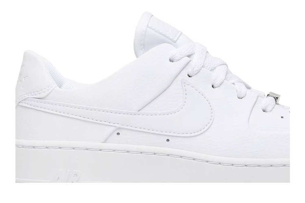 Кроссовки Nike Air Force 1 Sage Triple White (W) (Женская размерная сетка)