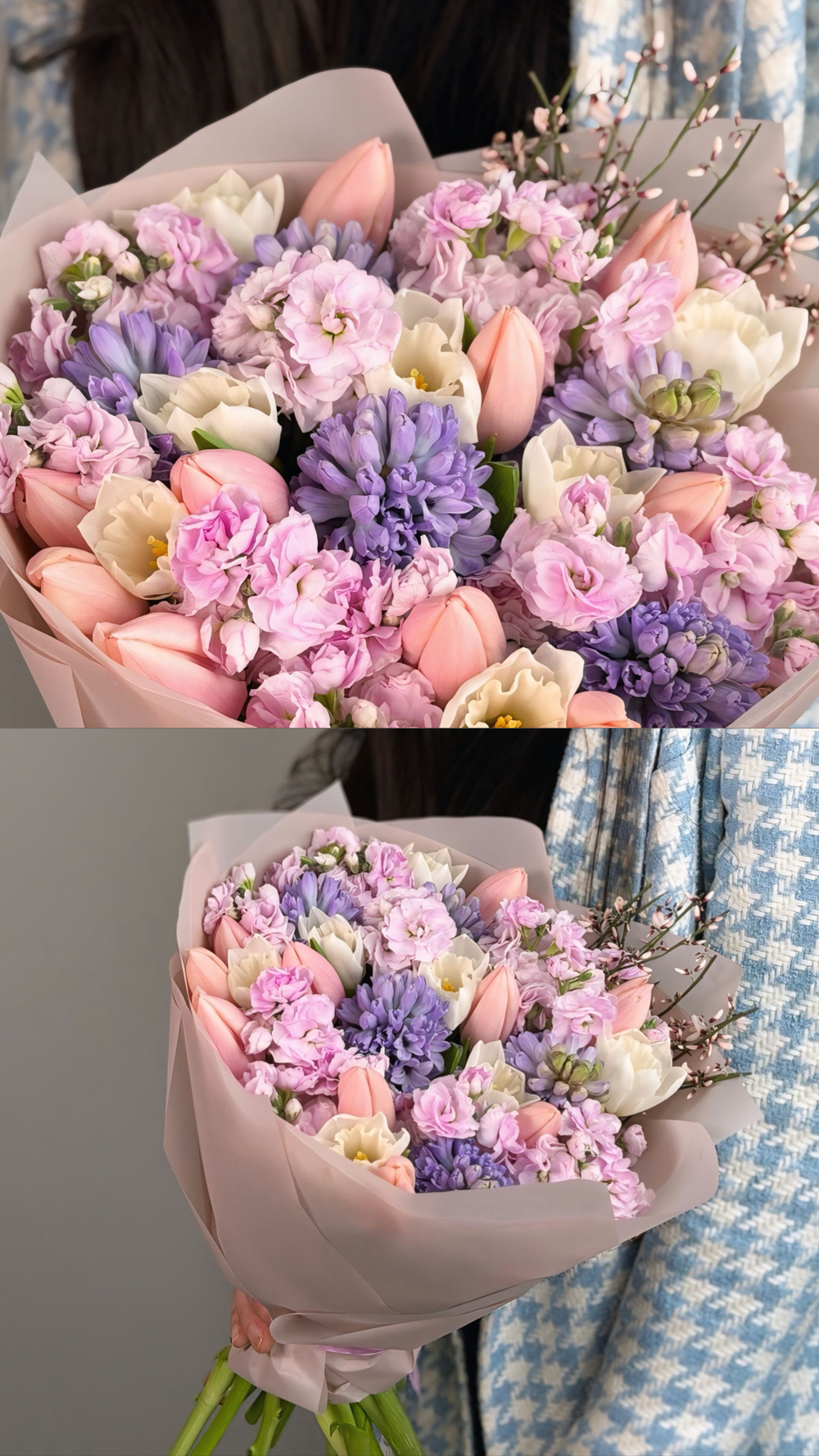 Букет "Весенняя лаванда"