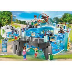 Playmobil - Океанариум Family Fun с бассейном для пингвинов 70537 / артикул   70537  / GTIN 4008789705372