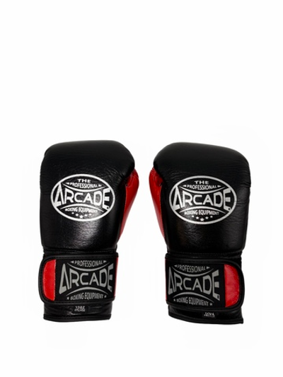 Перчатки боксерские Arcade черно-красные