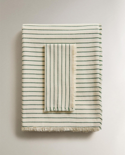 Zara Home скатерть из хлопка, узор в полоску, 160 120 см