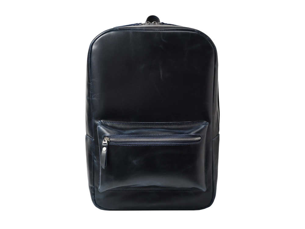 Рюкзак из натуральной кожи "Norvin Dark Blue"